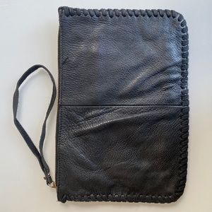 Genuine leather clutch